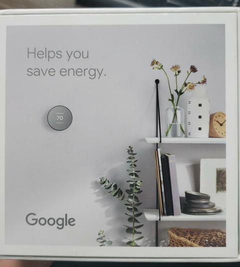 Google Nest Thermostat (GA02081-US) Charcoal