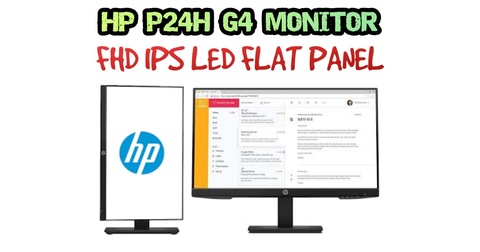 HP P24H G4 24-INCH MONITOR IPS FULL HD BORDERLESS