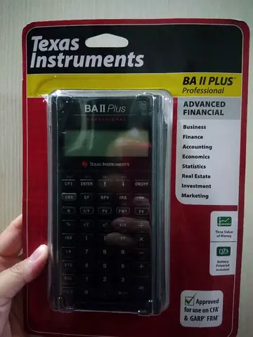 Texas Instruments BA II Plus Professional Pro Financial Calculator