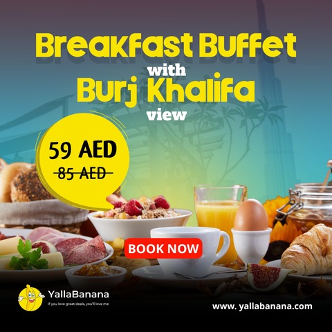 Breakfast Buffet with Burj Khalifa View