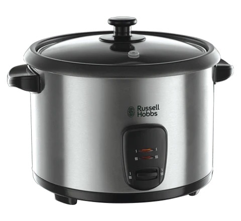 Russell Hobbs Rice Cooker With Steamer 1.8L Stainless Steel