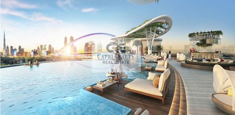 Stunning Waterfront Homes | located at Dubai Water Canal | indoor podium Lagoon