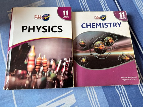 Class 11 CBSE Physics and Chemistry guides FULL MARKS
