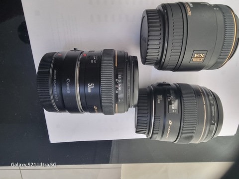 Lenses for Canon EF mount excellent condition!