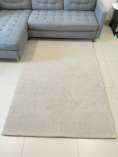 Ikea Cream Carpet 133 x 195 cm