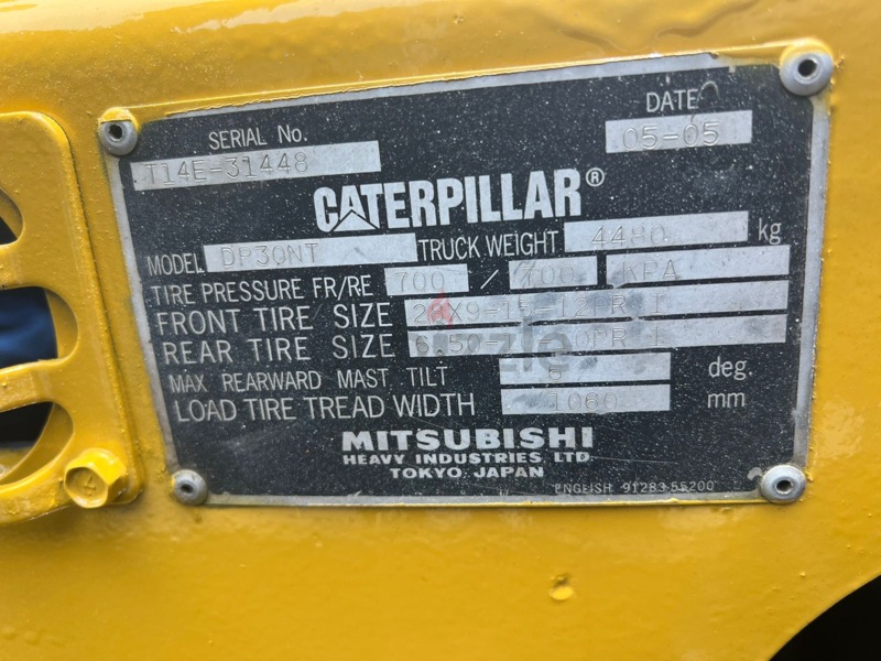 caterpillar 3 ton diesel forklift 2005 model-3