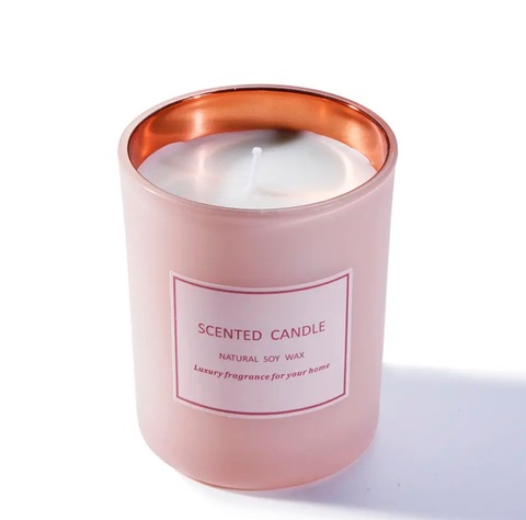 Pink Feminine Aromatic Candle