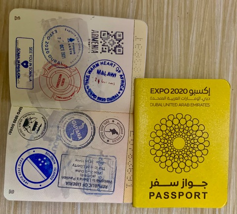Expo 2020 Passport Books 192 country stamps for sale