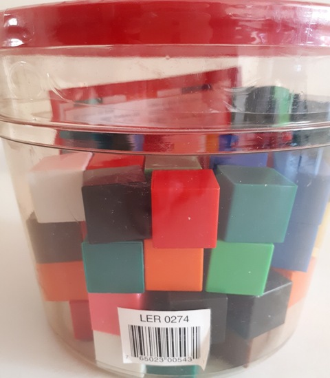 Pattern Blocks/ Color Cubes, Brand New