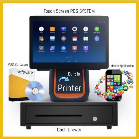 Till Billing Point of sale POS Cashier machine with software