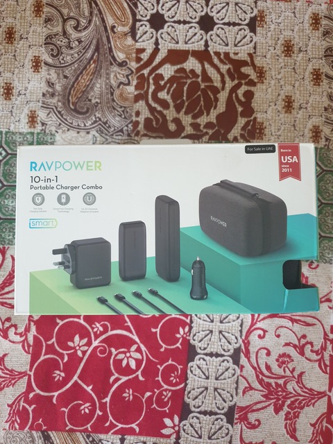 Ravpower 10 in 1 Portable Charger Combo Black