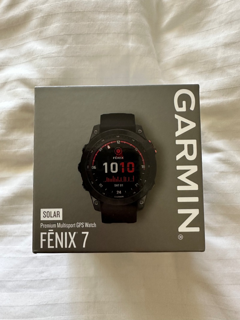 Garmin Fenix 7 Solar - Premium Multisport GPS Watch *20% discount* SEALED UNOPENED BOX-1