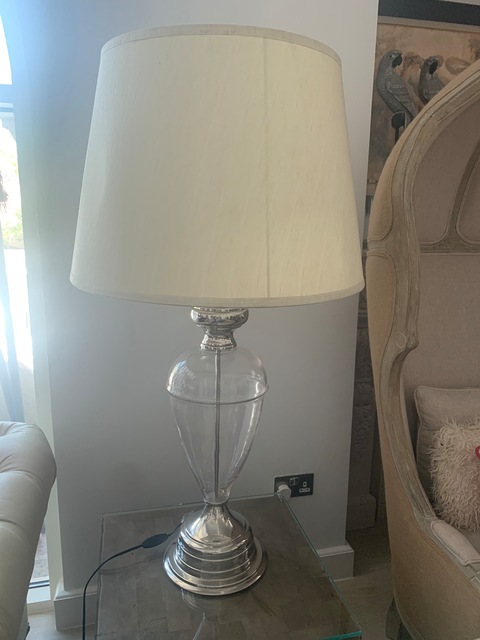 2 x MASSIVE TABLE LAMPS FROM MARINA HOME