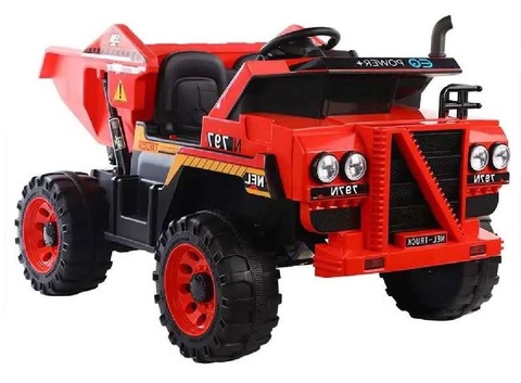 Kids Construction Truck Ride on Electric  12v with 4 motors – 2 Seater