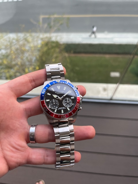 Kronaby Smart Watch Pepsi steel