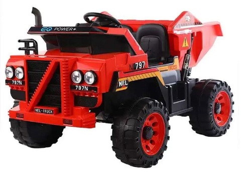 Kids Construction Truck Ride on Electric  12v with 4 motors – 2 Seater