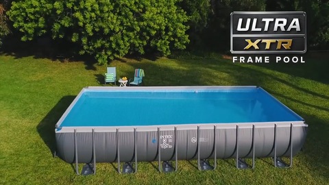 Intex Pool Ultra Xtr Frame Rectangular 9.75x4.88x1.32meter