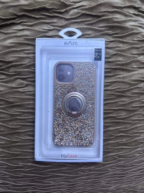 Iphone 12 mini bling case