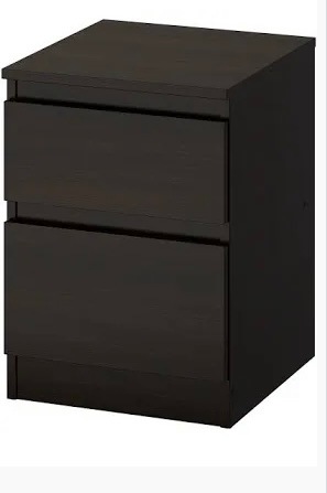Ikea Kullen Chest of 2 Drawers (2 Pieces)