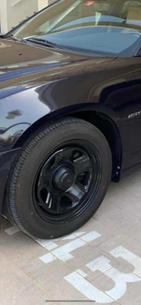 Dodge charger US police interceptor style wheels