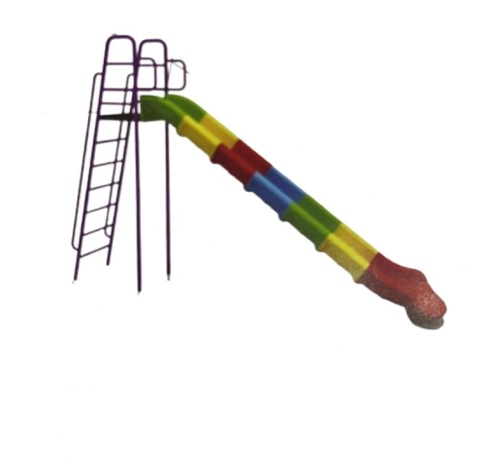 Tall rainbow slides for outdoors