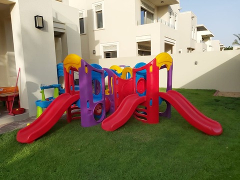 Mega Tri Kids Slides With Fun Play Area