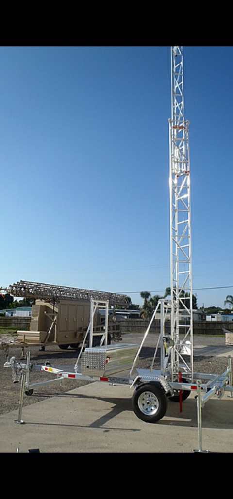 Mobile tower stand equipment