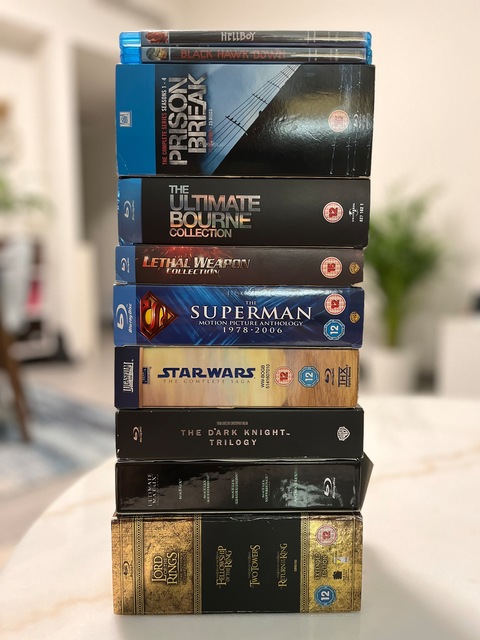 BluRays/DVD Sets for Sale