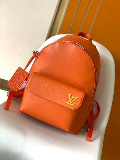 LV Orange Backpack