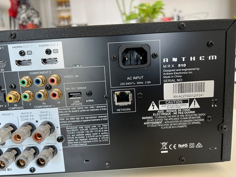 Anthem MRX 510   Pure Acoustics Supernova 5 Series