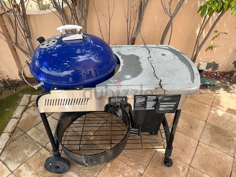 Weber Performance Grill ( charcoal) with prep surface