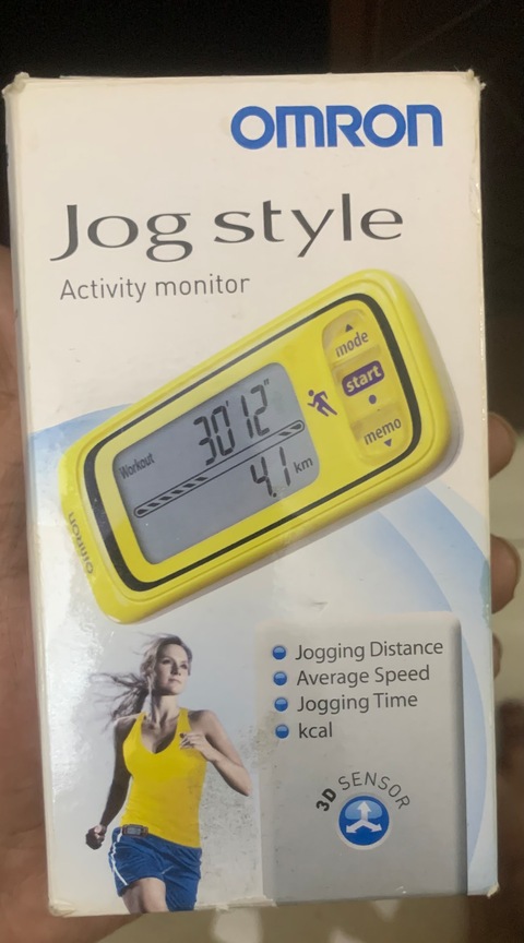 Omron Jog style activity monitor