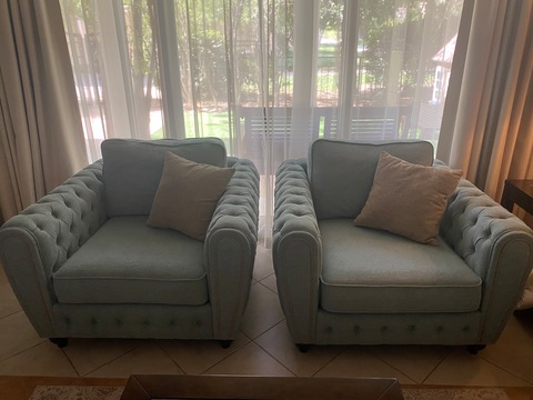 Set of two armchairs