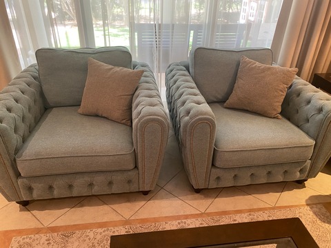 Set of two armchairs