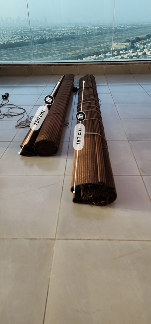 Bamboo blinds - 2 Pcs