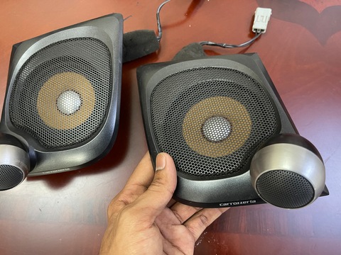 PIONEER CARROZZERIA TS-DRC2 HI-End MIDRANGE DASHBOARD SPEAKER FOR SALE!!!! Perfect Working Condition