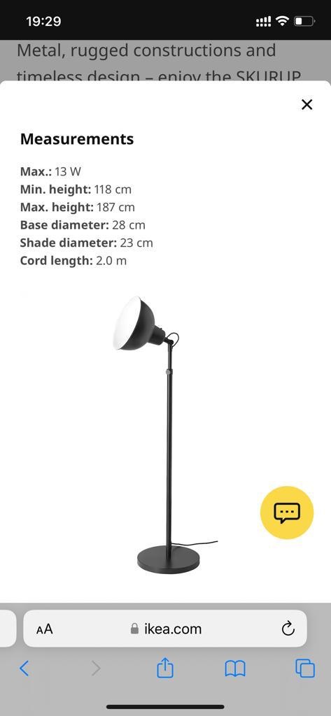 Floor lamp IKEA
