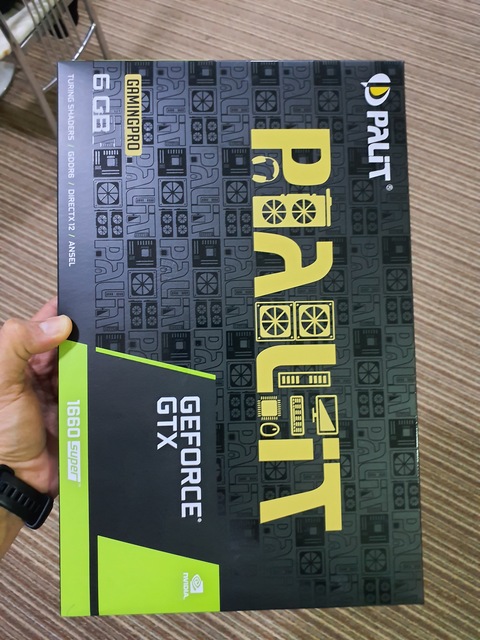 GPU 1660 super 6GB sealed pack 1 year warranty 850 fixed