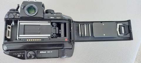 Nikon F4s with lens