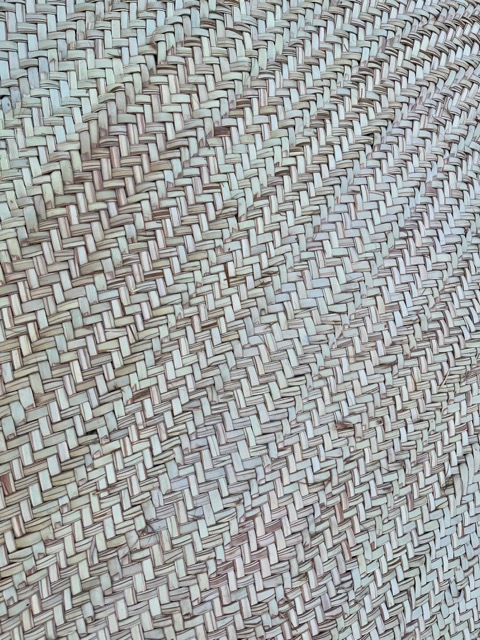 Handmade natural jute mat - oval shape - 180x125cm