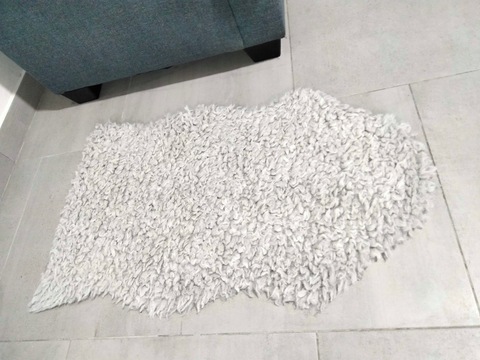 LIGHT GREY CARPET FROM IKEA FOR 40 AED ONLY