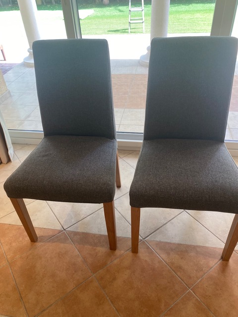 Set of two Ikea dining chairs