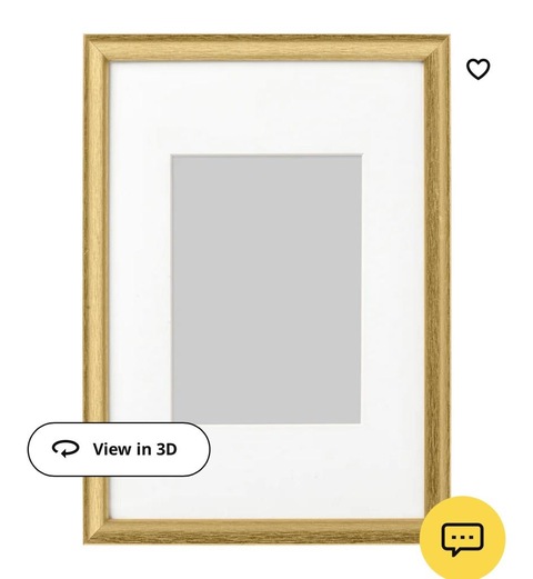 IKEA Golden Wall Frames 21*30 - 6pcs