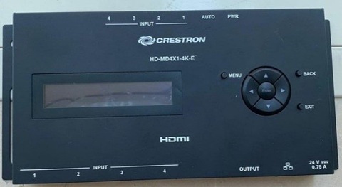 Crestron HD-MD4X1-4K-E, 4x1 4K HDMI® SWITCHER AED300
