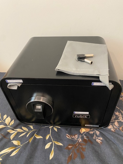 BRAND NEW Rubik Safe Box with Biometric Fingerprint Lock