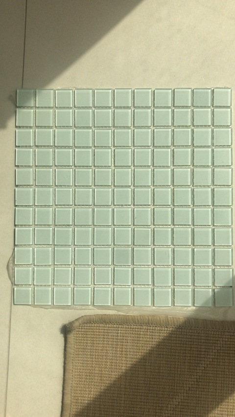 Brand new mosaic tiles and tile grout