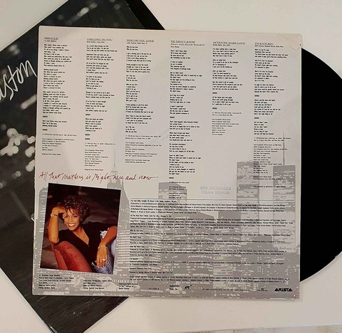 Whitney Houston - Im Your Baby Tonight vinyl (1990)