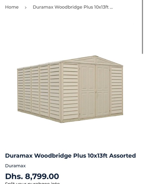 Duramax outdoor storage huge  XXL size 10x15 ft