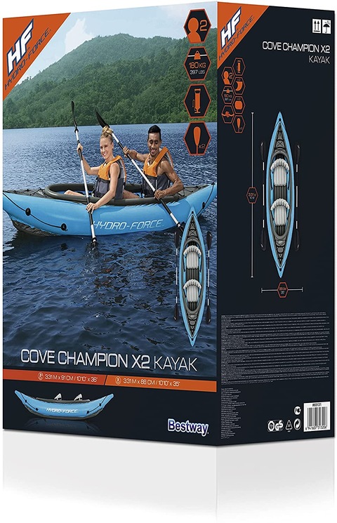 1010 x 35/3.31 m x 88 cm Cove Champion X2 Kayak (65131)