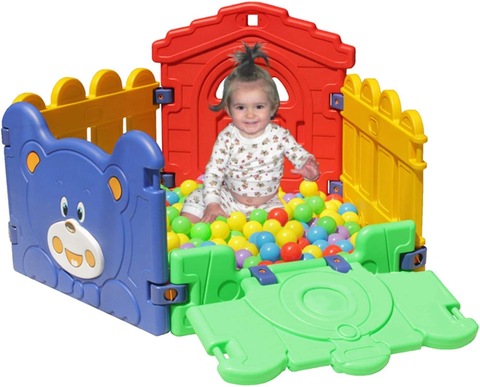 Kids baby fence with 100 balls